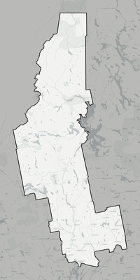 Somerset County ME county basemap context