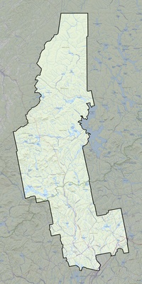 Somerset County ME USGS topo map