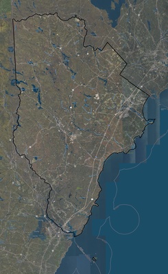 York County ME USGS imagery and topo map