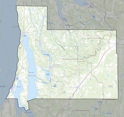Antrim County MI USGS topo map