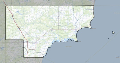 Arenac County MI USGS topo map