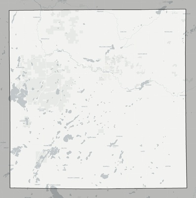 Barry County MI county basemap context