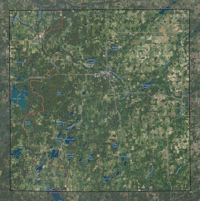 Barry County MI USGS imagery and topo map