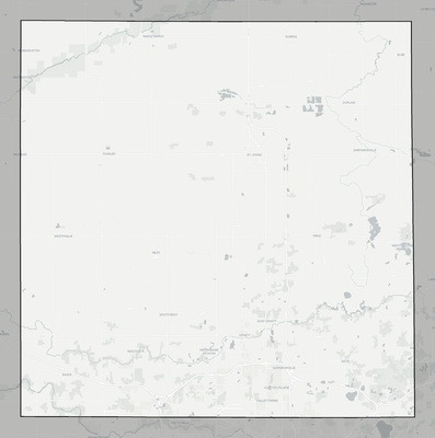 Clinton County MI county basemap context