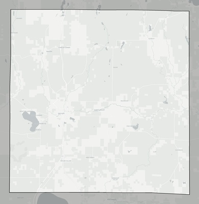 Crawford County MI county basemap context