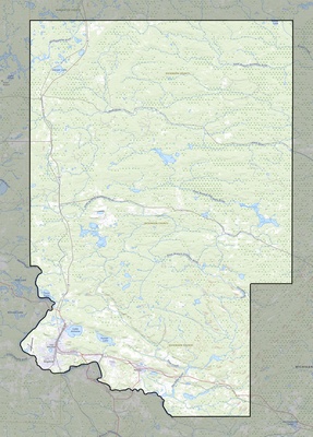 Dickinson County MI USGS topo map