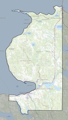 Emmet County MI USGS topo map