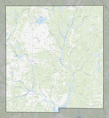 Gladwin County MI USGS topo map