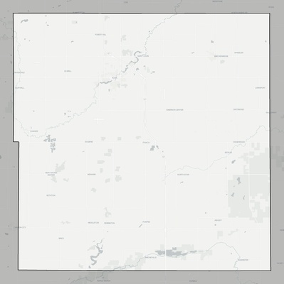Gratiot County MI county basemap context