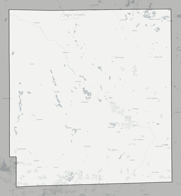 Hillsdale County MI county basemap context