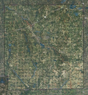 Hillsdale County MI USGS imagery and topo map