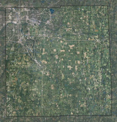 Ingham County MI USGS imagery and topo map