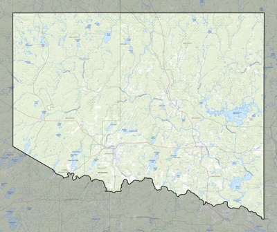 Iron County MI USGS topo map