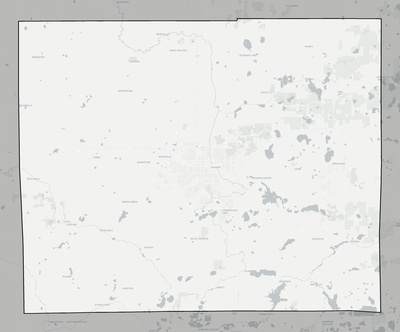 Jackson County MI county basemap context