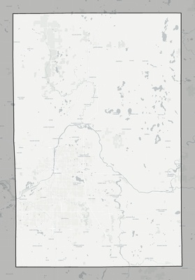 Kent County MI county basemap context