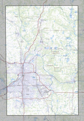 Kent County MI USGS topo map
