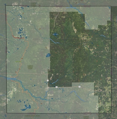 Lake County MI USGS imagery and topo map