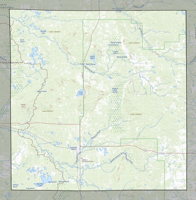 Lake County MI USGS topo map