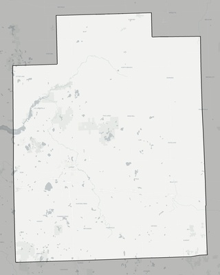 Lapeer County MI county basemap context
