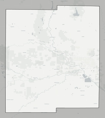 Midland County MI county basemap context