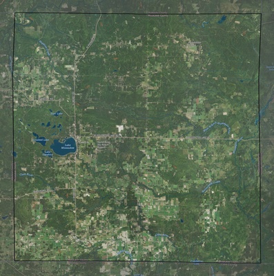 Missaukee County MI USGS imagery and topo map