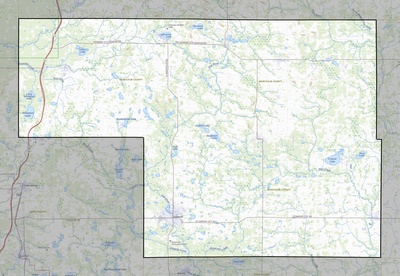 Montcalm County MI USGS topo map