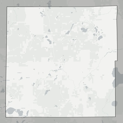 Montmorency County MI county basemap context
