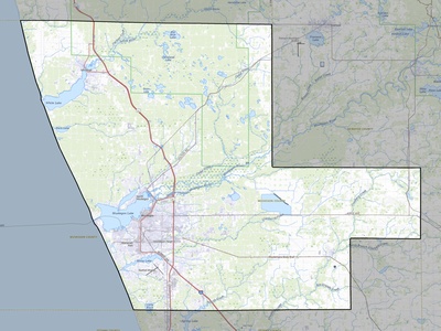 Muskegon County MI USGS topo map