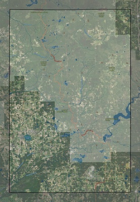 Newaygo County MI USGS imagery and topo map
