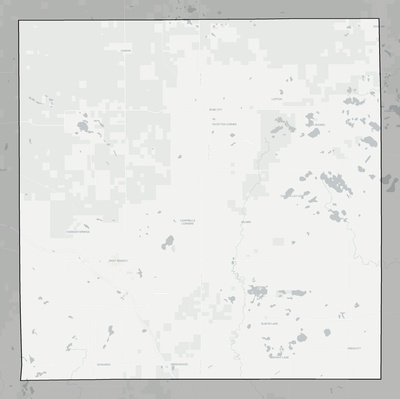 Ogemaw County MI county basemap context