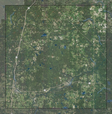 Osceola County MI USGS imagery and topo map
