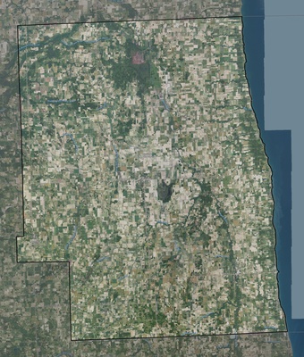 Sanilac County MI USGS imagery and topo map