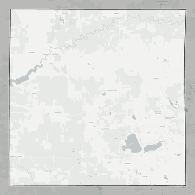 Wexford County MI county basemap context