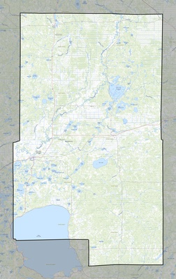 Aitkin County MN USGS topo map