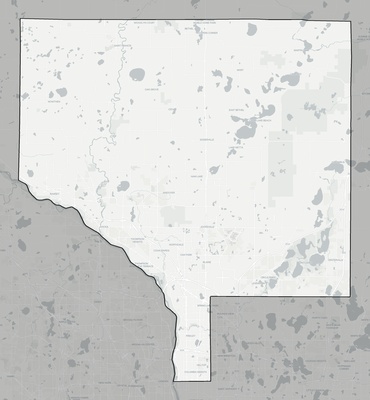 Anoka County MN county basemap context