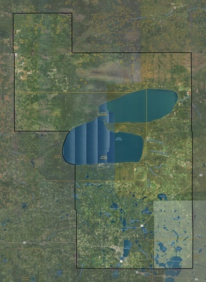 Beltrami County MN USGS imagery and topo map