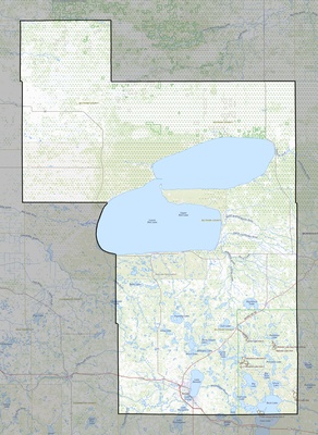 Beltrami County MN USGS topo map