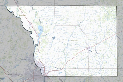 Benton County MN USGS topo map