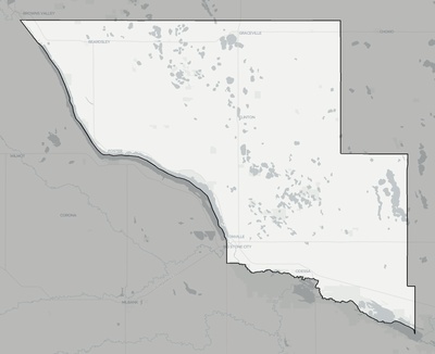 Big Stone County MN county basemap context