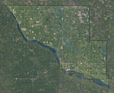 Big Stone County MN USGS imagery and topo map