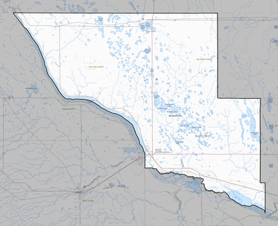 Big Stone County MN USGS topo map