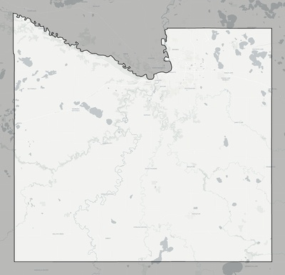 Blue Earth County MN county basemap context