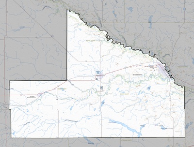 Brown County MN USGS topo map