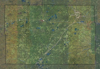 Carlton County MN USGS imagery and topo map