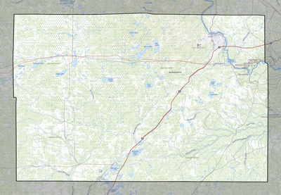 Carlton County MN USGS topo map