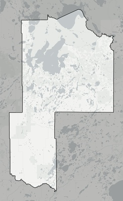 Cass County MN county basemap context