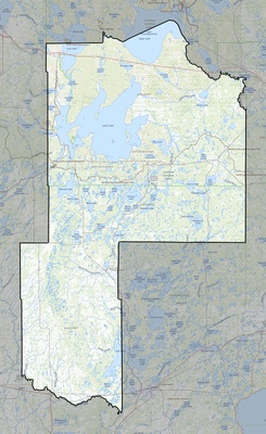 Cass County MN USGS topo map