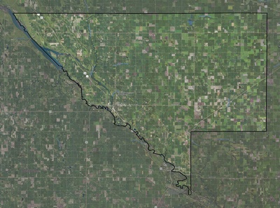 Chippewa County MN USGS imagery and topo map