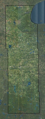 Clearwater County MN USGS imagery and topo map
