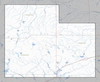 Cottonwood County MN USGS topo map